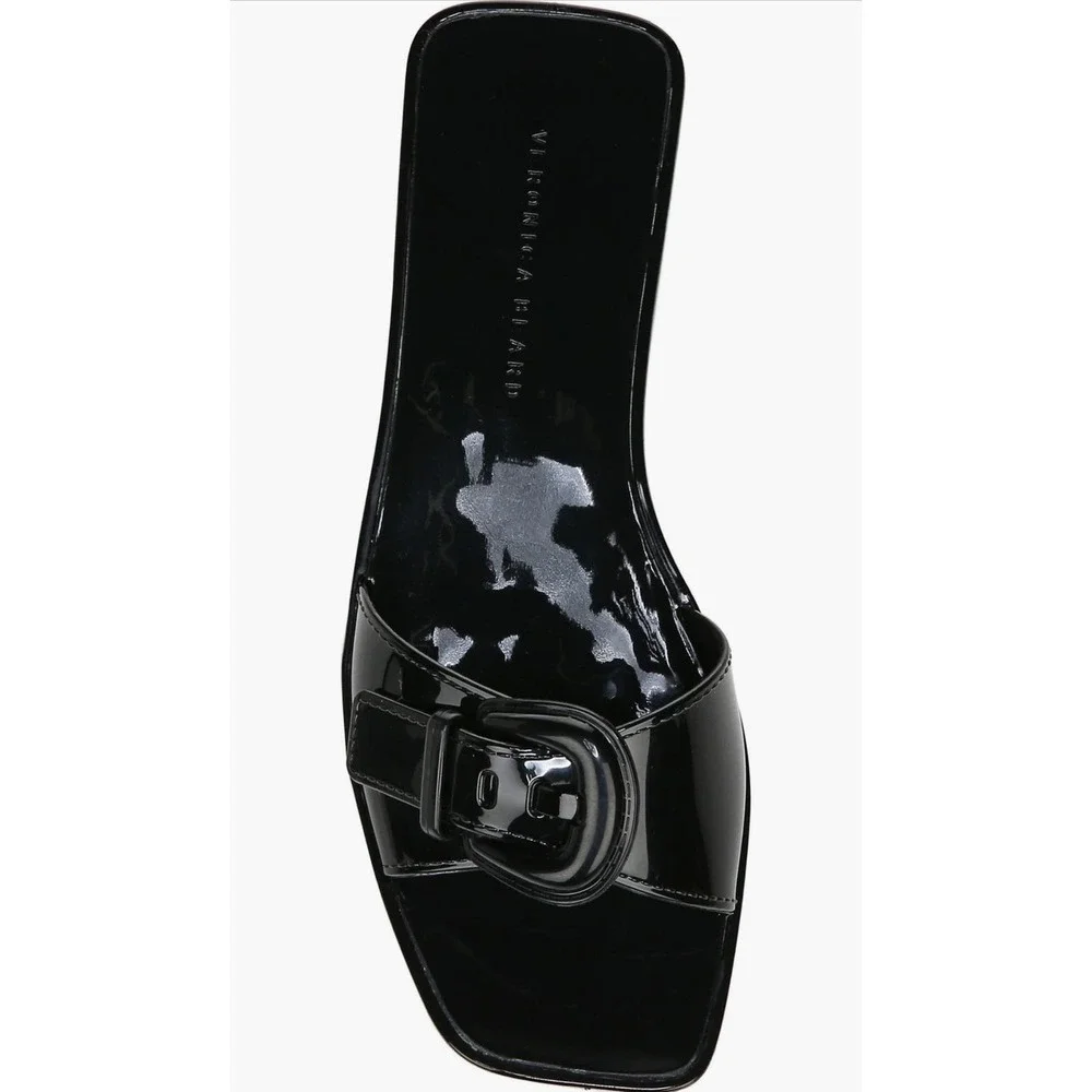 Veronica Beard Davina Jelly Slides in Black Size 7 - Picture 2 of 9